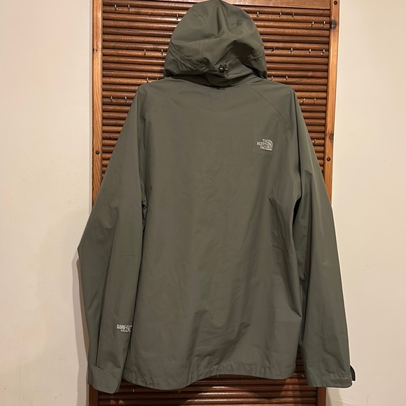 North Face Mens Gore Tex Apex Flex Jacket All Weather Waterproof Hooded olive L - Picture 8 of 17